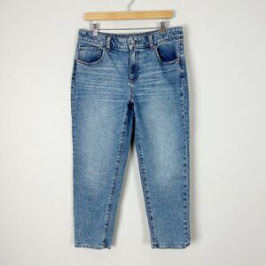 Talbots Everyday Relaxed Jeans Straight Leg Medium Blue Wash Size 12 Petite Wome